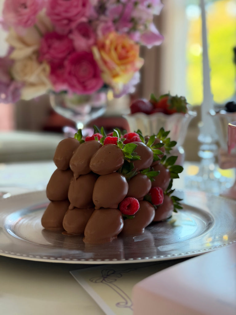 Strawberry Cube Cake