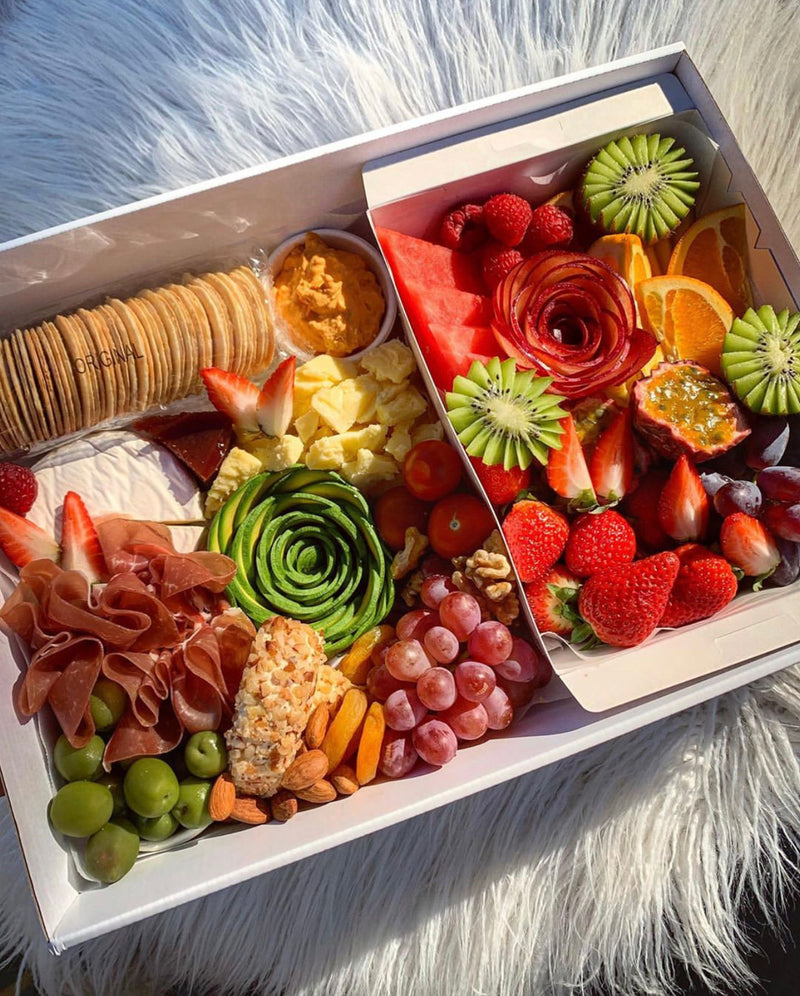 2 in 1 Medium Cheese & Fruit Box