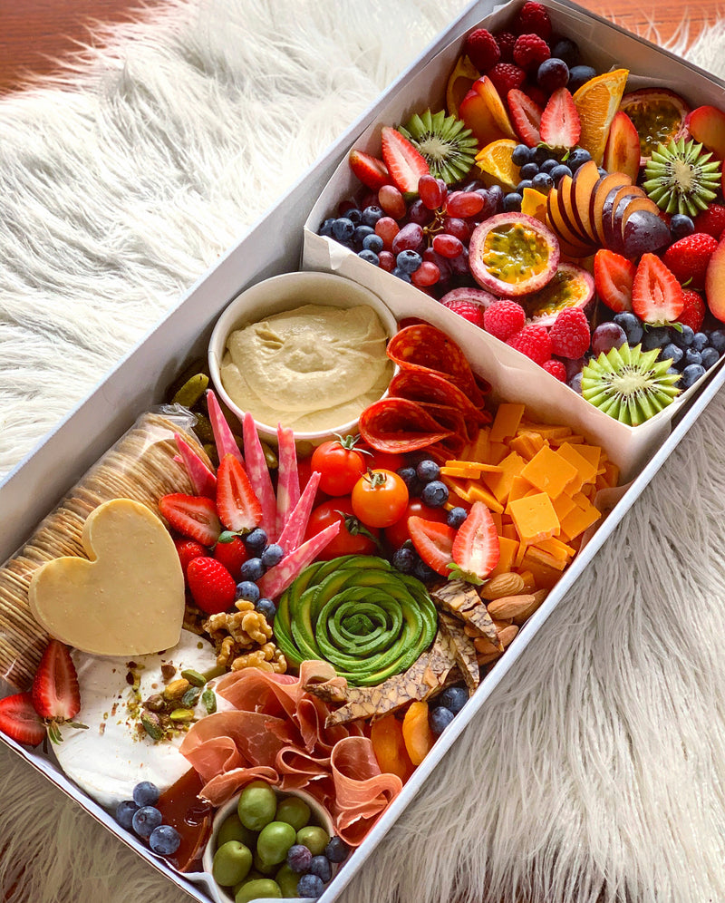 2 in 1 Large Cheese & Fruit Box